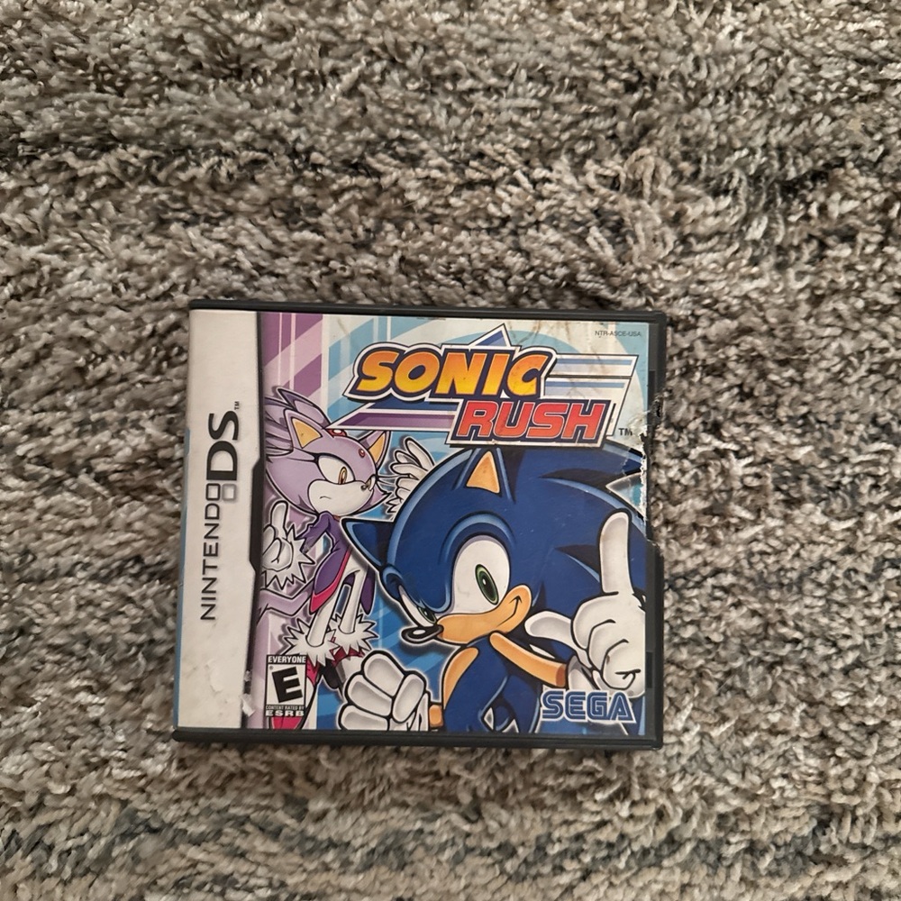 Nintendo DS Sonic Rush - Blue and Purple